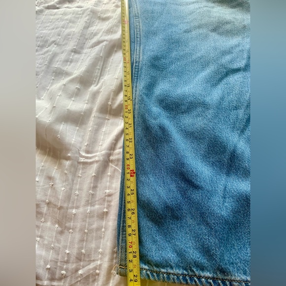 Old navy mid rise baggy wide leg jeans plus size 14 blue denim streetwear - Picture 6 of 8